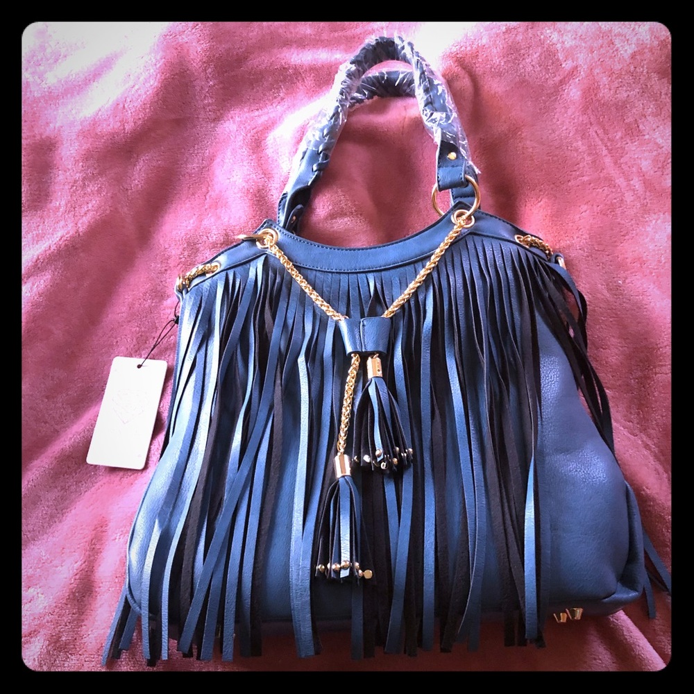 Fringe purse